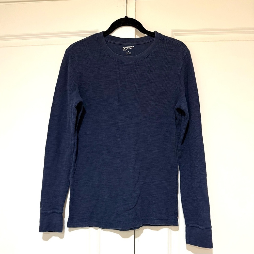Arizona Jean Co Blue Thermal Long Sleeve Mens sz M